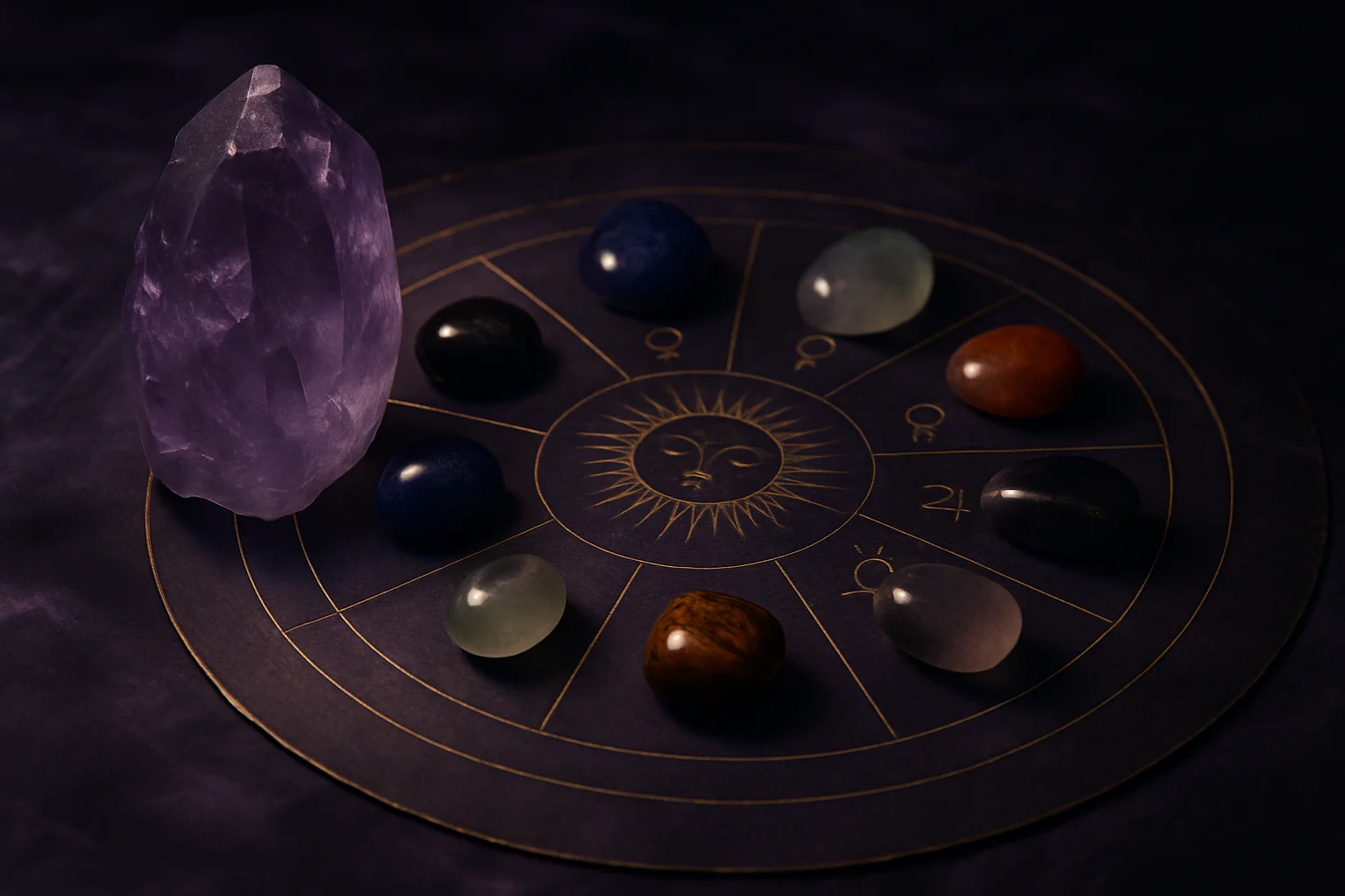 Astrologia kryształów - Kamienie według planet