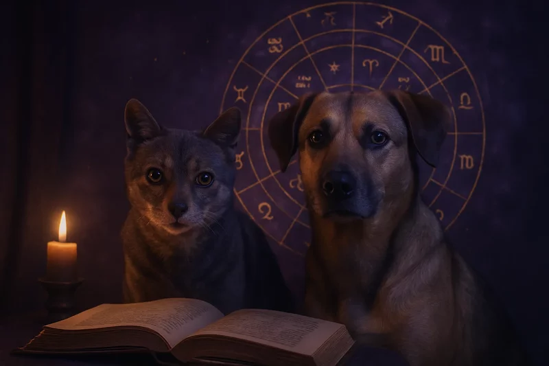 Miniatura artykułu: Astrologia zwierząt - Czy psy i koty mają horoskopy?