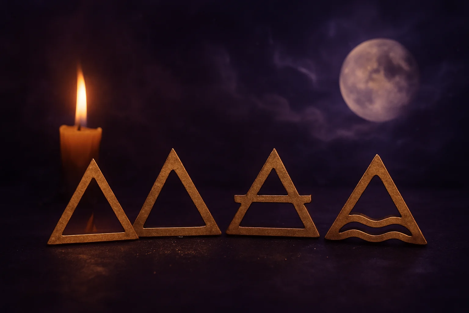 Cztery elementy w astrologii - Ogień, Ziemia, Powietrze, Woda