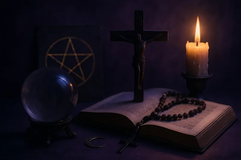 Miniatura artykułu: Ezoteryka a religia - Czy można pogodzić wiarę z praktykami?