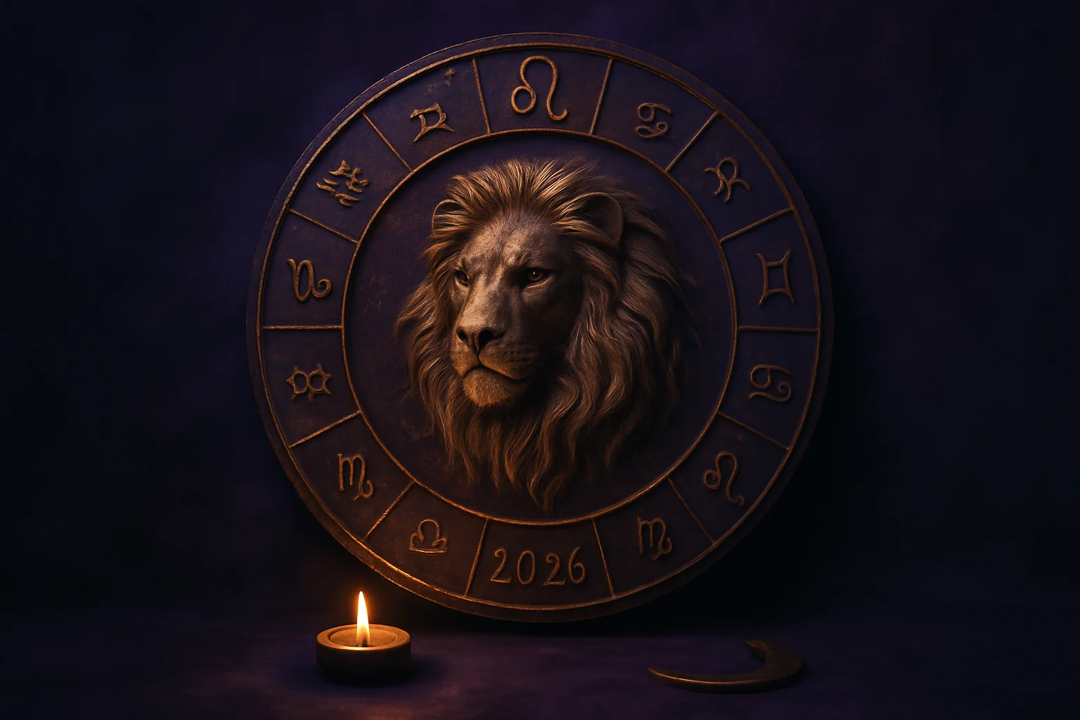 Horoskop Lew 2026 - Rok władzy i sukcesu dla lwa