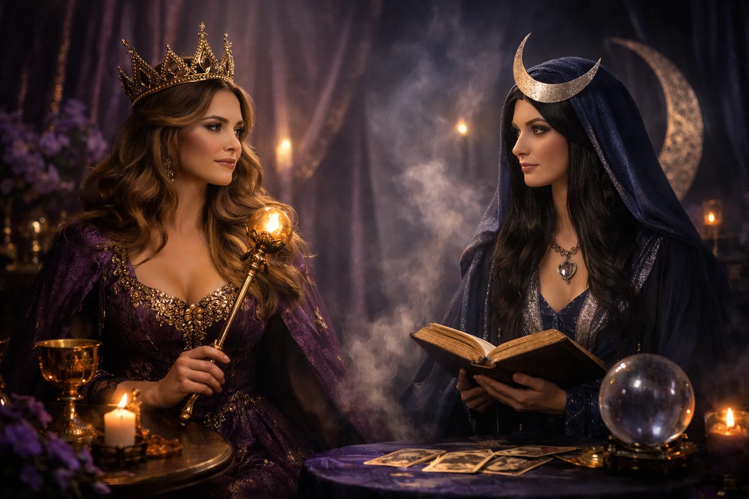 Karta Cesarzowa vs Arcykapłanka - Kobiece archetypy w Tarocie