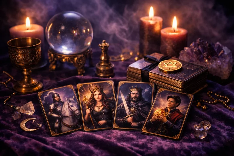 Miniatura artykułu: Karty Dworskie w Tarocie - Jak interpretować ludzi w rozkładzie?