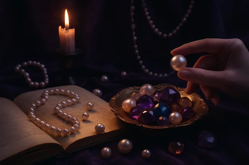 Miniatura artykułu: Margaritomancja - Przepowiednie z pereł i klejnotów