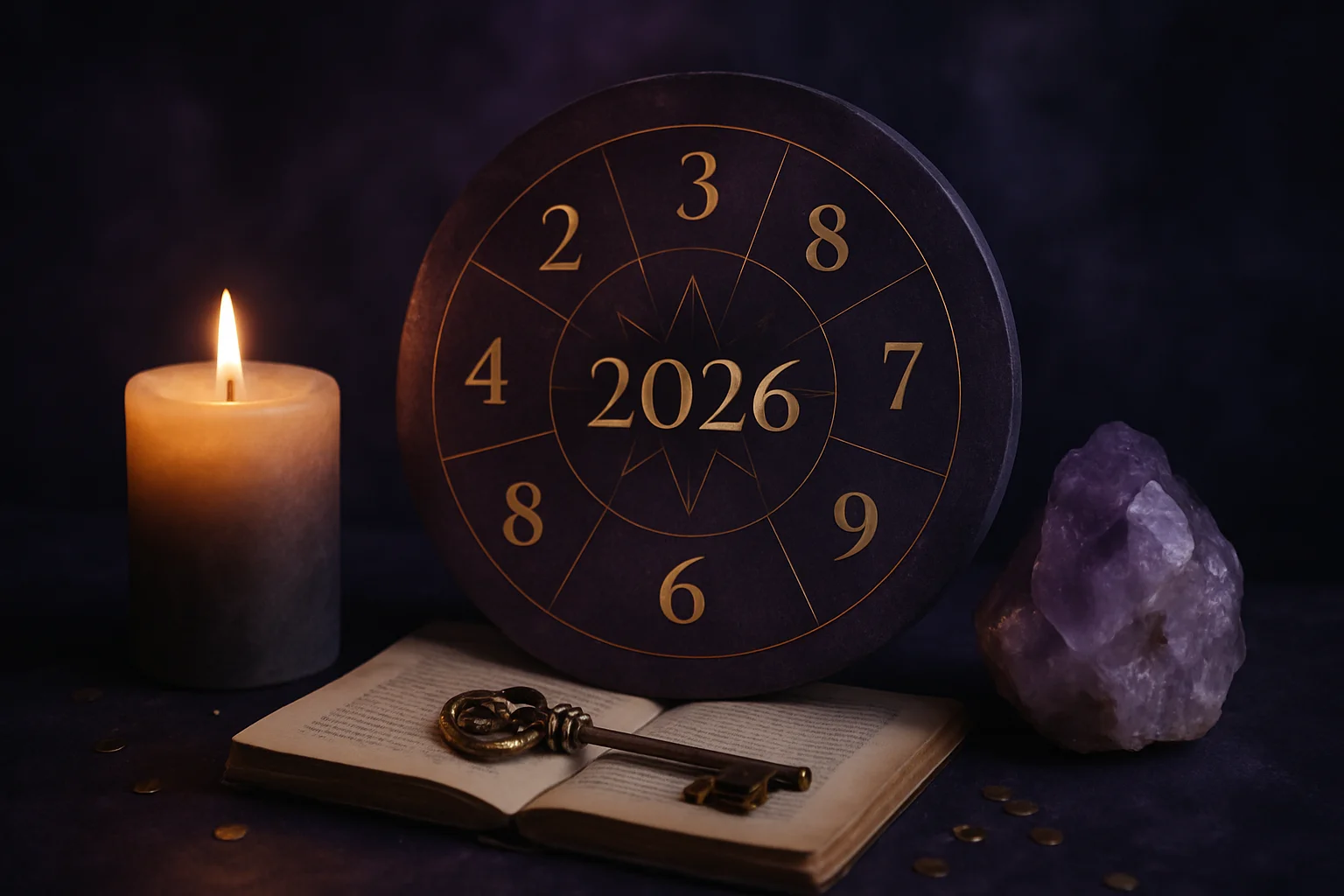 Grafika do artykułu: Numerologia roku osobistego 2026 - Co cię czeka? Numerologia roku osobistego 2026 - Co cię czeka?