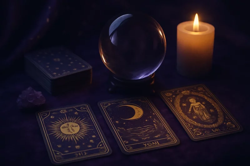 Miniatura artykułu: Tarot na 12 miesięcy 2026 - Rozkład roczny krok po kroku