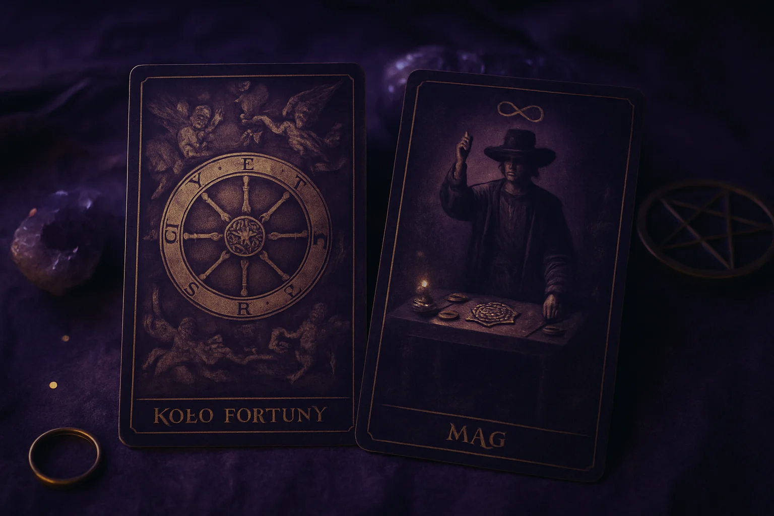Tarotowa Karta Roku 2026 - Koło Fortuny czy Mag? Analiza