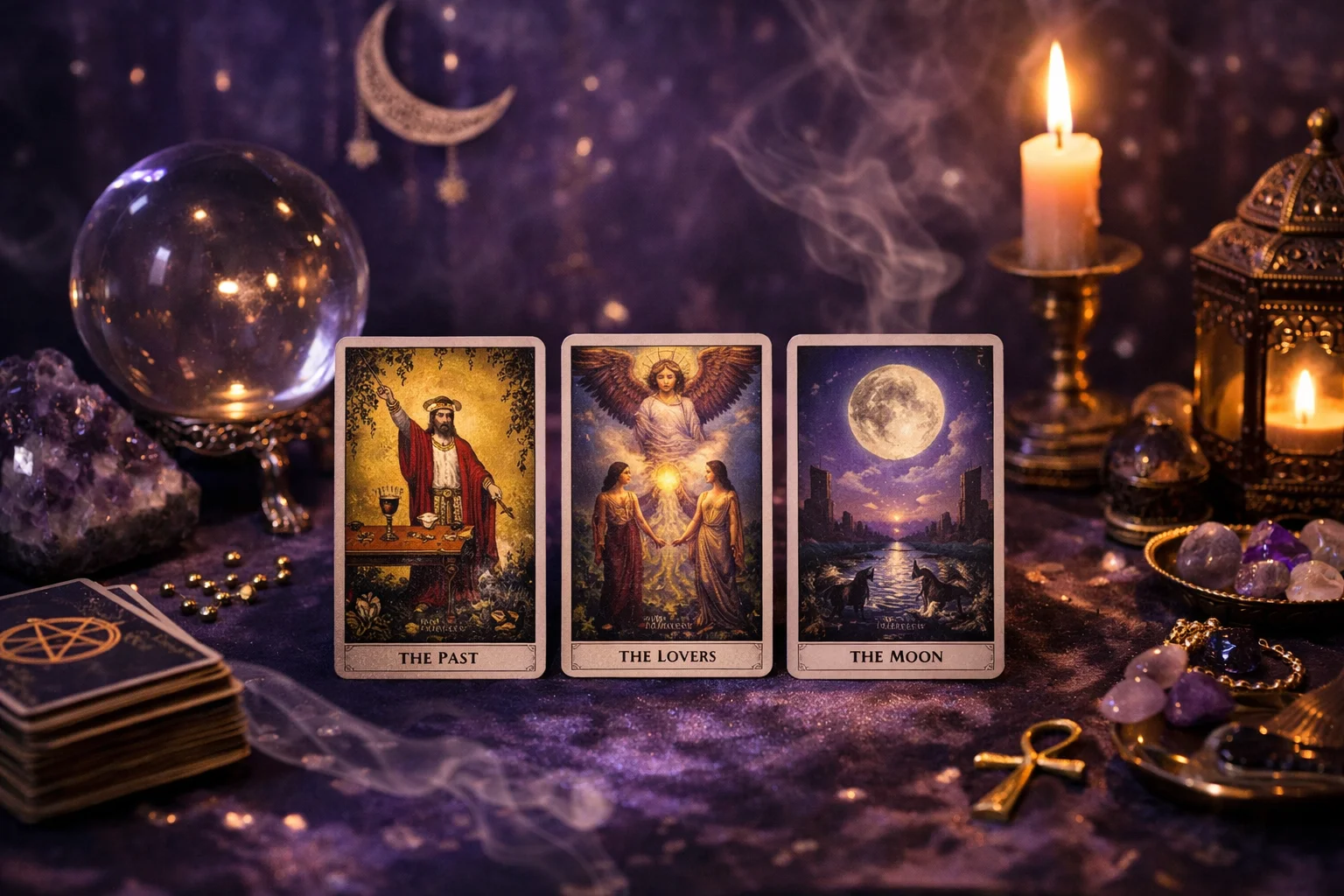 Trzy Karty - Najpopularniejszy rozkład Tarota na każdą okazję