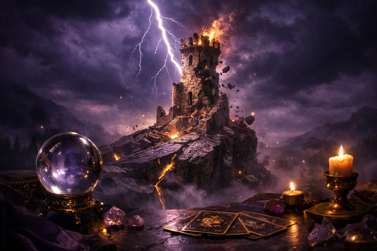 Wieża w Tarocie - Jak przetrwać życiowe trzęsienie ziemi?