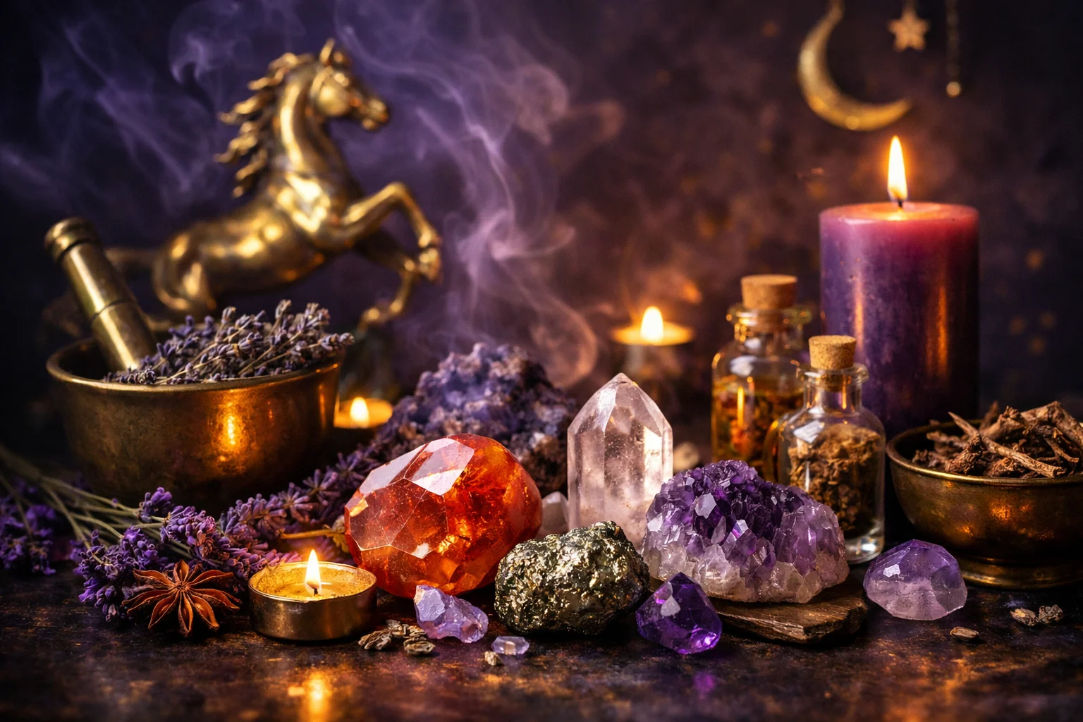 Zioła i minerały wspierające w Roku Ognistego Konia (2026)